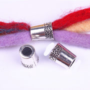 Wig Accessories Reggae Dirty Braid Decorative Beaded Headwear Braided Large Hole Beaded DIY Hair Accessories Retro Alloy Beads