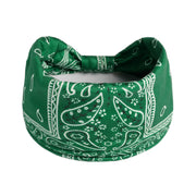 European And American Retro Cashew Perris Pattern Wide Headband Sports Yoga Elastic Headdress