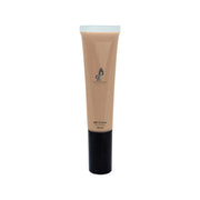 Tube of BB cream with a brand logo on a white background