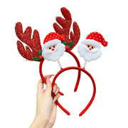 Children's Hair Accessories Red Christmas Performance
