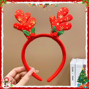 Children's Hair Accessories Red Christmas Performance